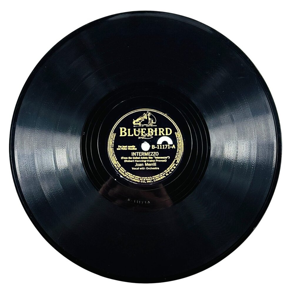 Joan Merrill - Intermezzo / Daddy - B-11171 Bluebird - 78 RPM 10" Shellac Record